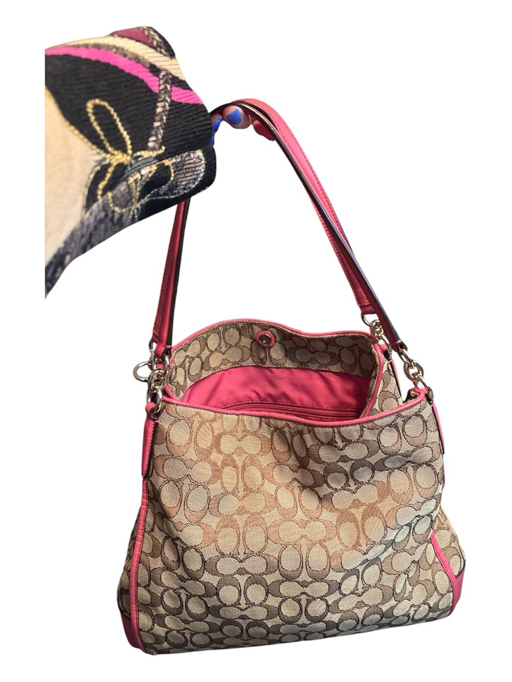Coach Madison Phoebe Shoulder Bag & wallett,